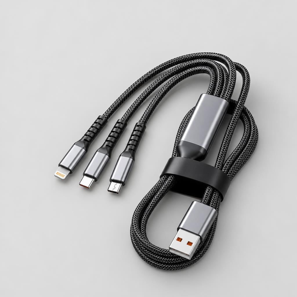 Cable de carga 3 en 1 trenzado