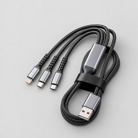 Cable de carga 3 en 1 trenzado